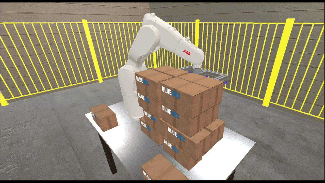 Collision detection in BlueBox simulation